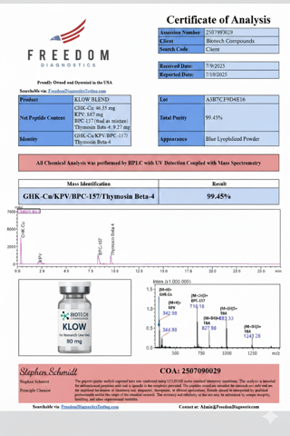 KLOW (BPC-157 10mg + GHK-Cu 50mg + TB-500 10mg + KPV 10mg) 2