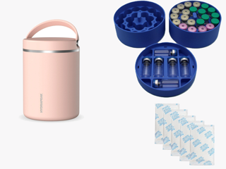 Portable Vial Storage & Cooling Kit – 32oz Hydrapeak Edition