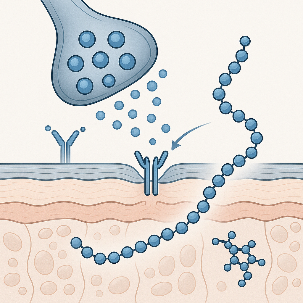 SNAP-8 topical Botox alternative - SNAP-8 Topical Botox Alternative Mechanism of Action research illustration for SNAP-8 Topical Botox Alternative Research & Applications